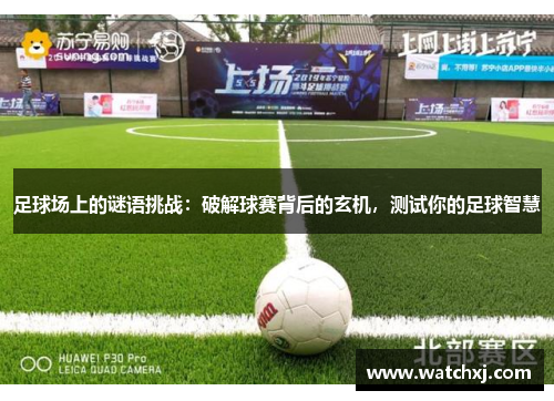 足球场上的谜语挑战：破解球赛背后的玄机，测试你的足球智慧